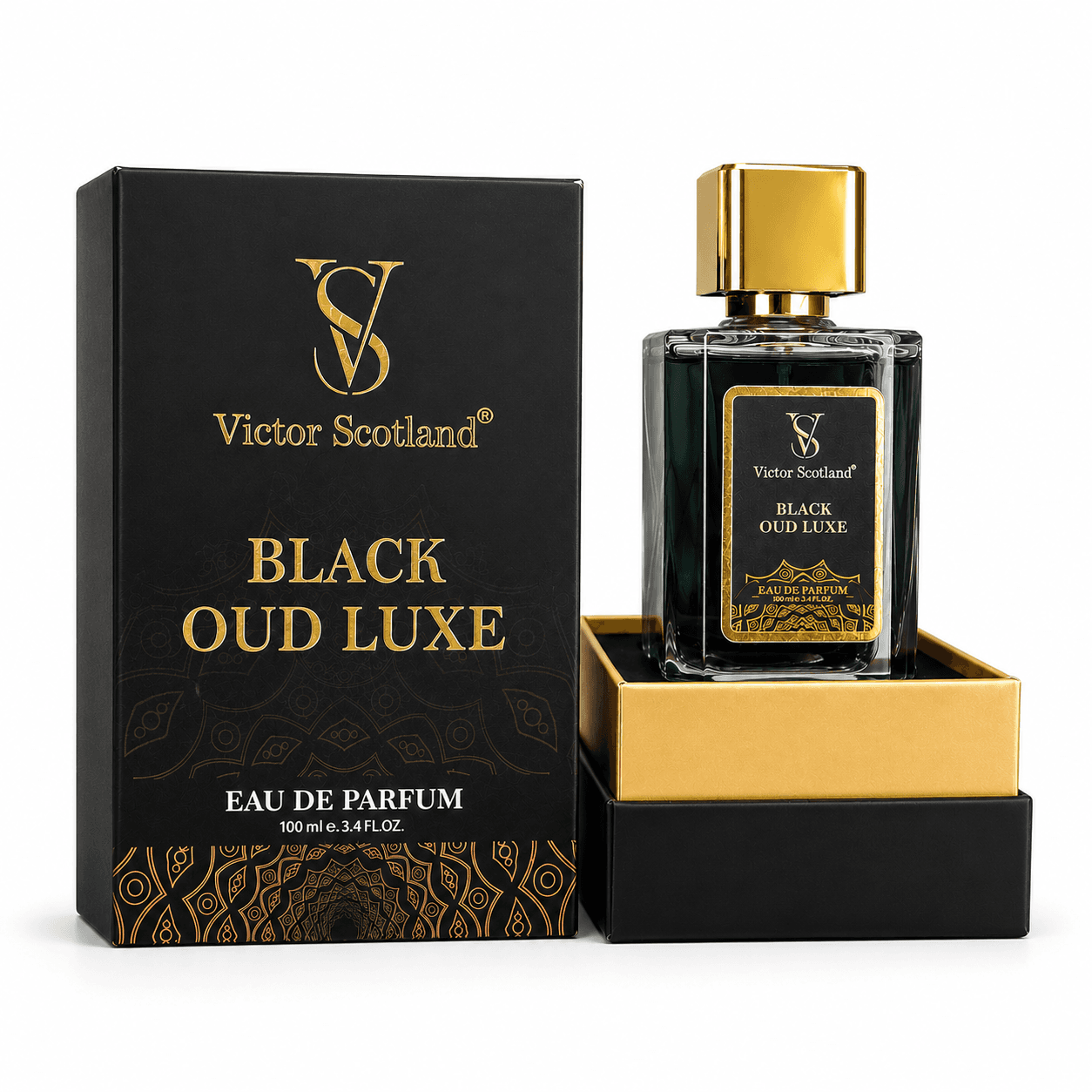 Black Oud Luxe back view