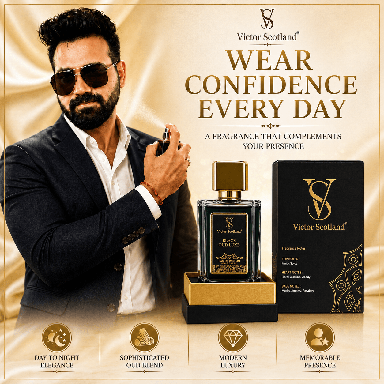 Black Oud Luxe detail